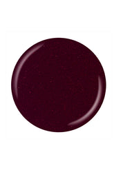 Royal Pain in the Ascot Sample shade of a dark burgundy in circle shape